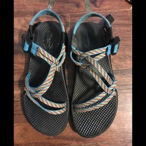 CHACOS size 5 Rainbow Color Way